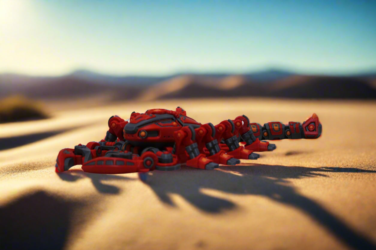 3d printed cyber scorpion