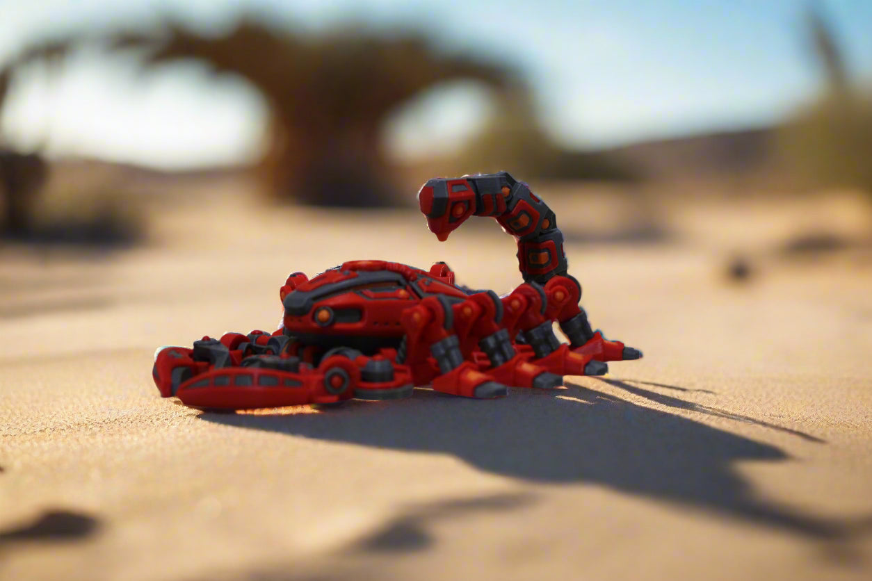 3d printed cyber scorpion