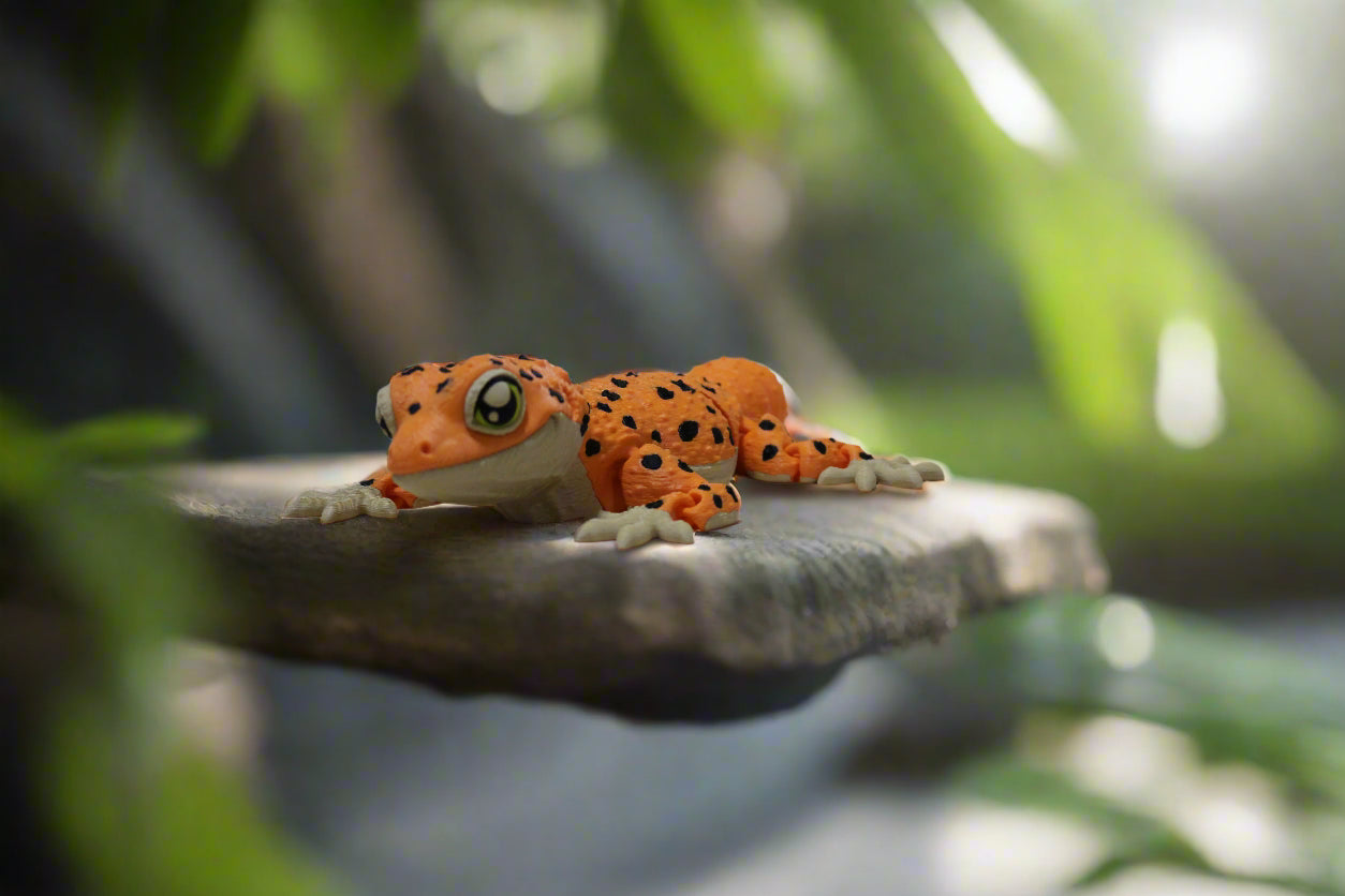 3d printed leopard gecko