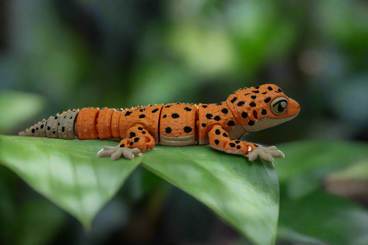 3d printed leopard gecko