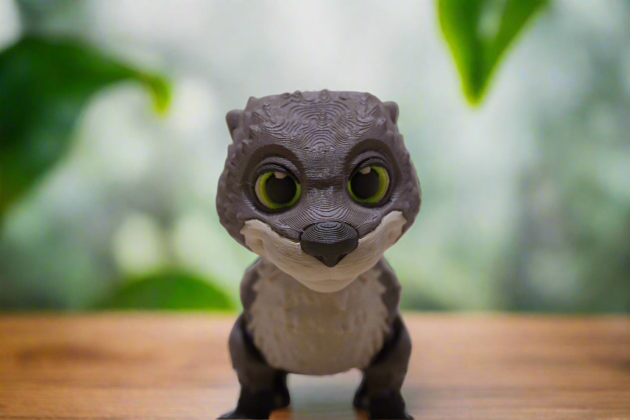 3 printed otter
