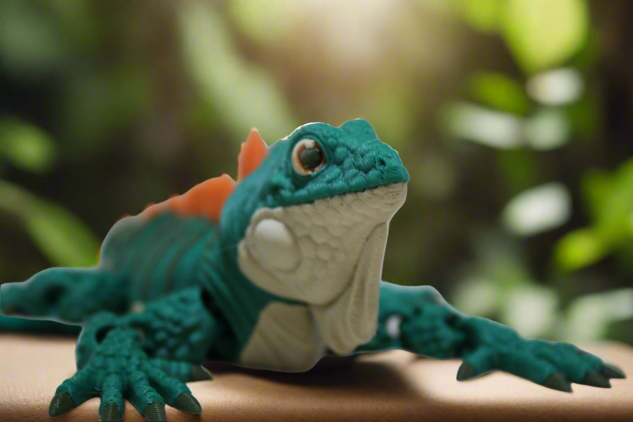 3d printed Iguana