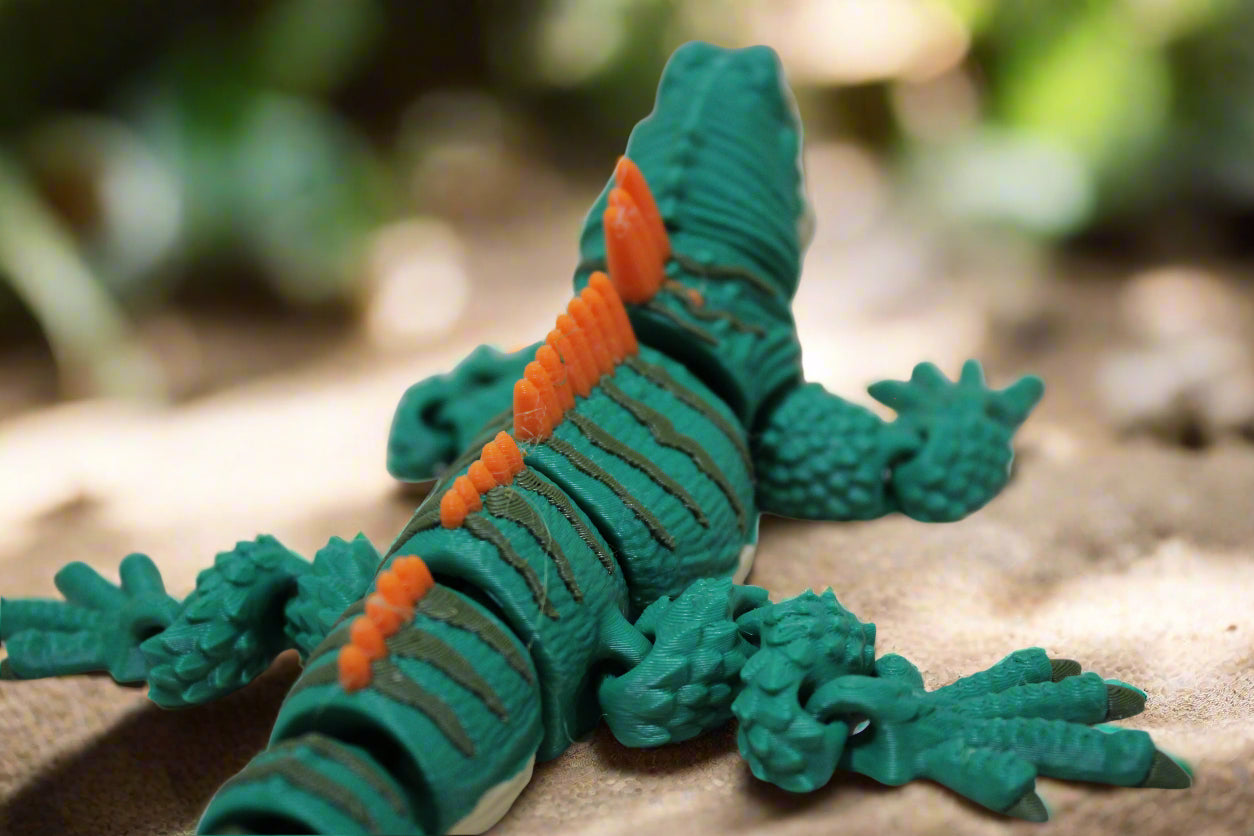 3d printed Iguana