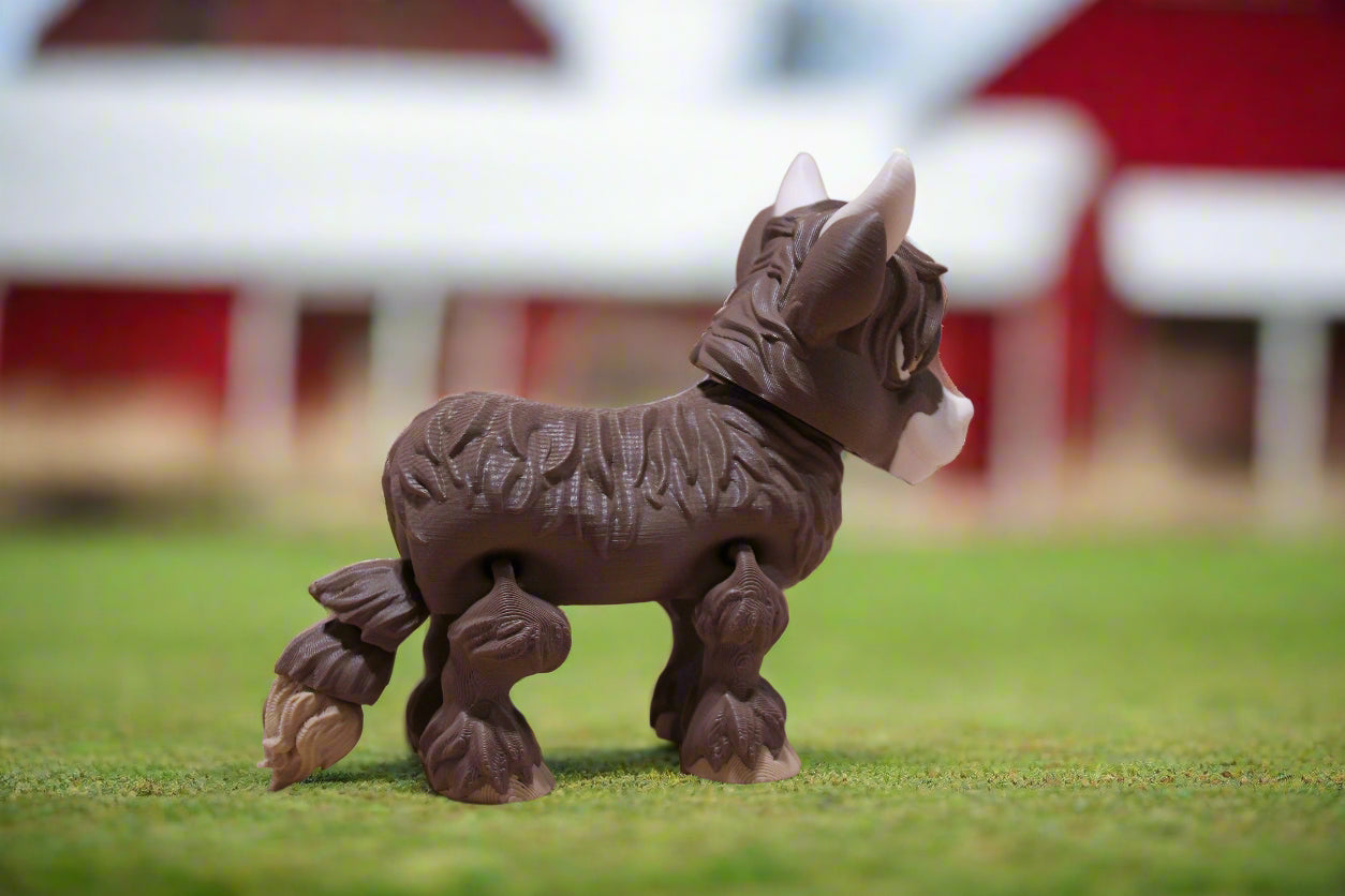 3d printed highland cow
