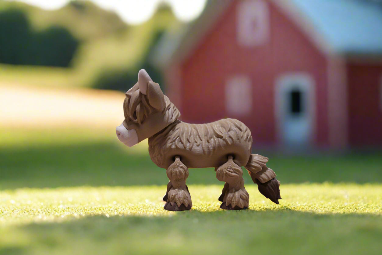3d printed highland cow