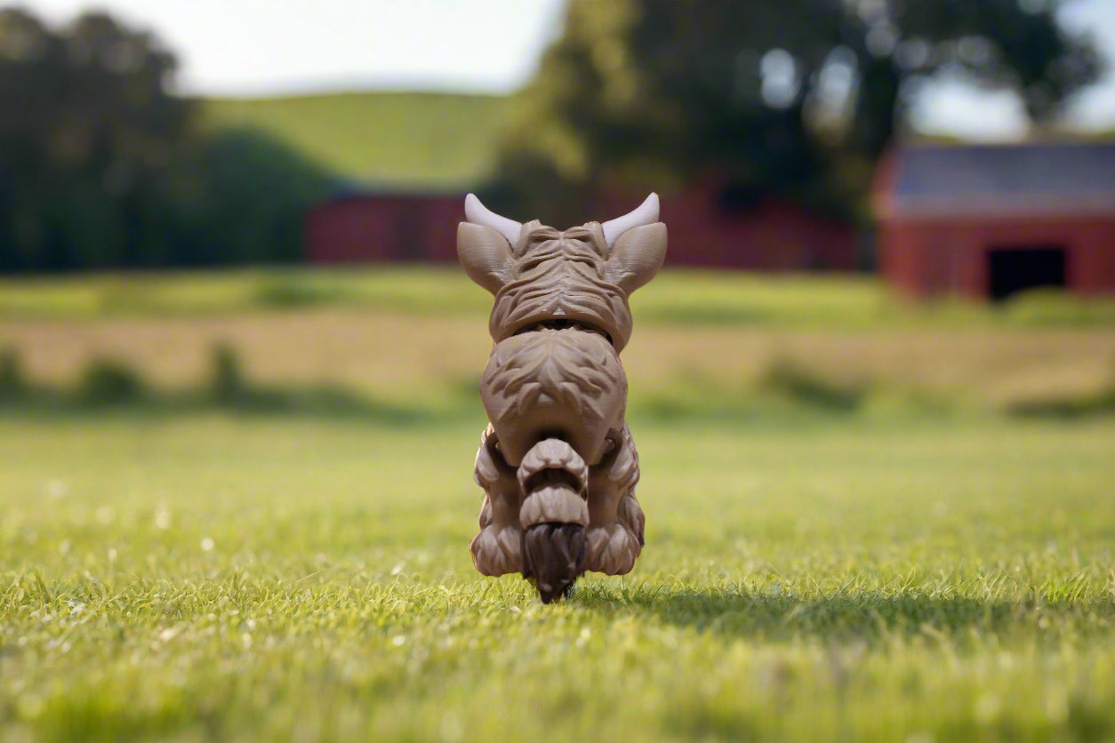 3d printed highland cow