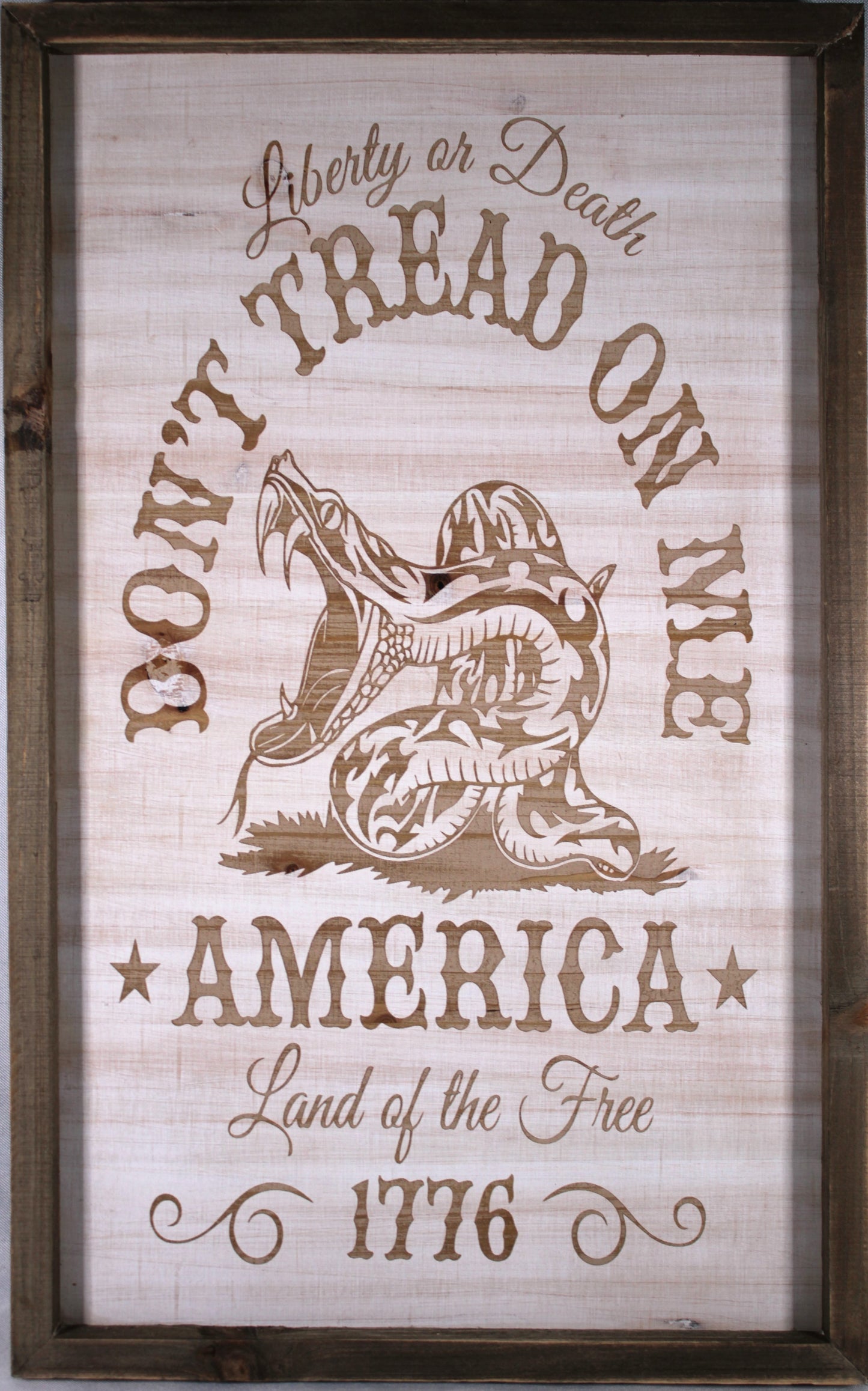 Don't Tread On me Sign