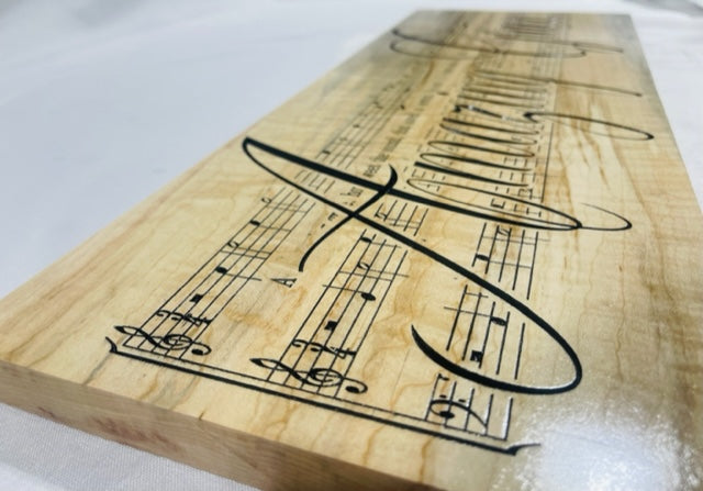 Carved Amazing Grace Sign