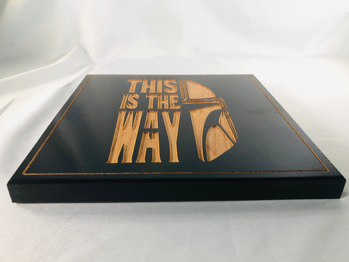 Carved This Is The Way Mandalorian Sign