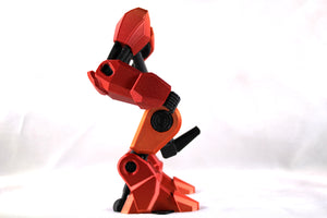 Red Silk And Black Exo Suit Phone Holder
