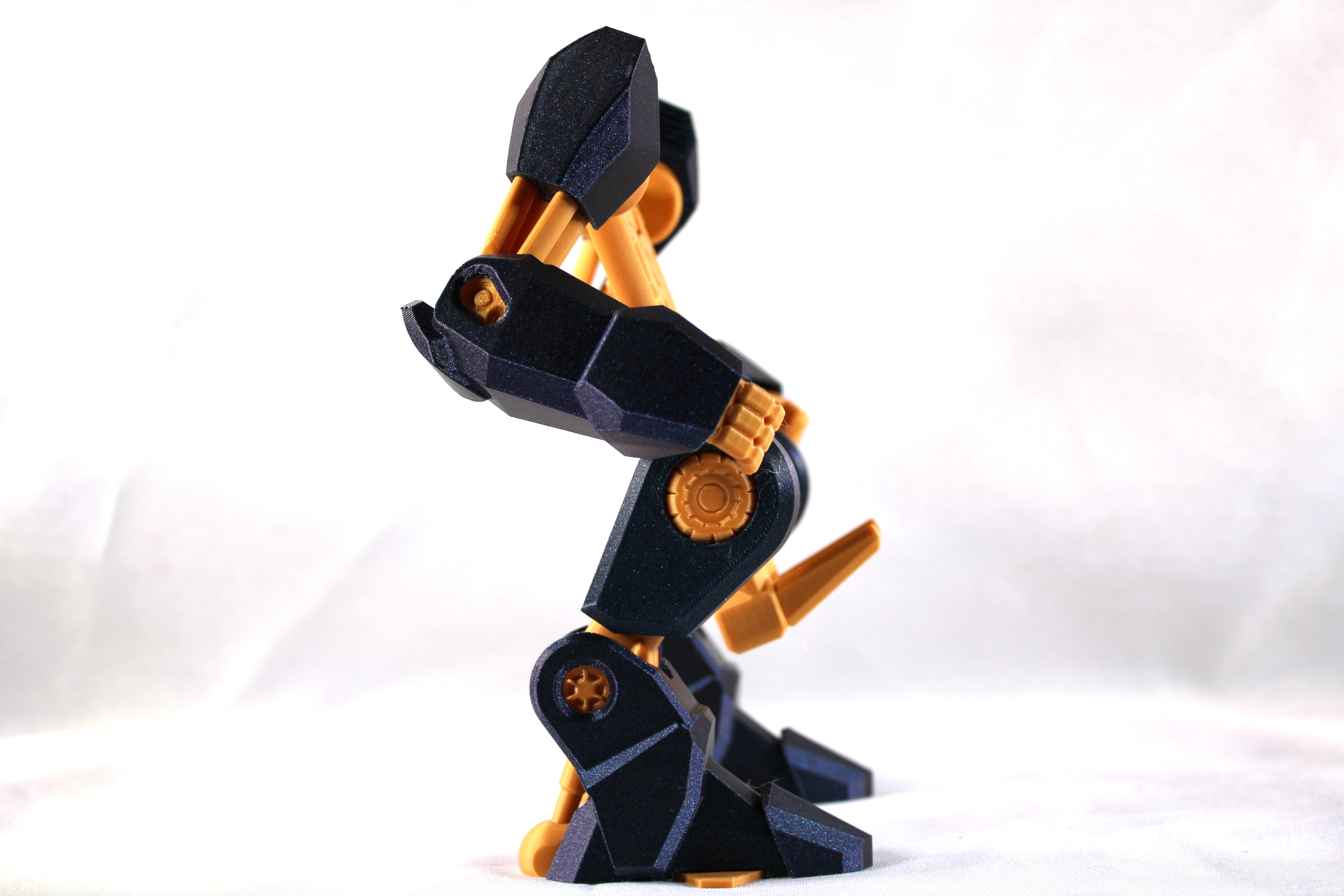 Galaxy Black And Gold Exo Suit Phone Holder