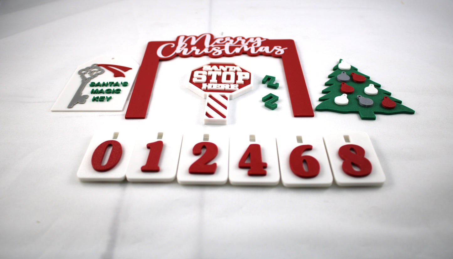 Christmas Countdown Interchangeable Scene Set