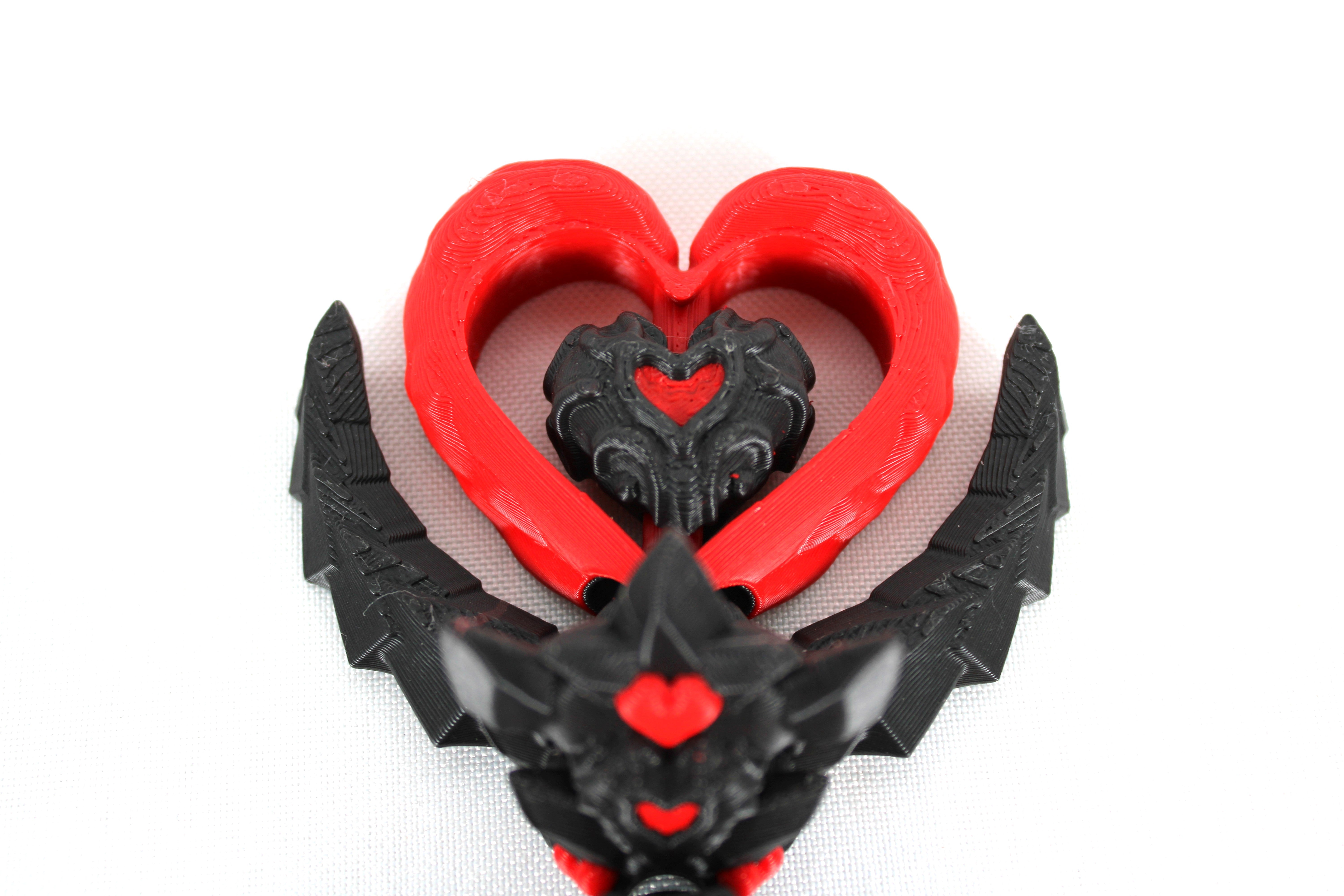 Articulating Dark Heart Dragon