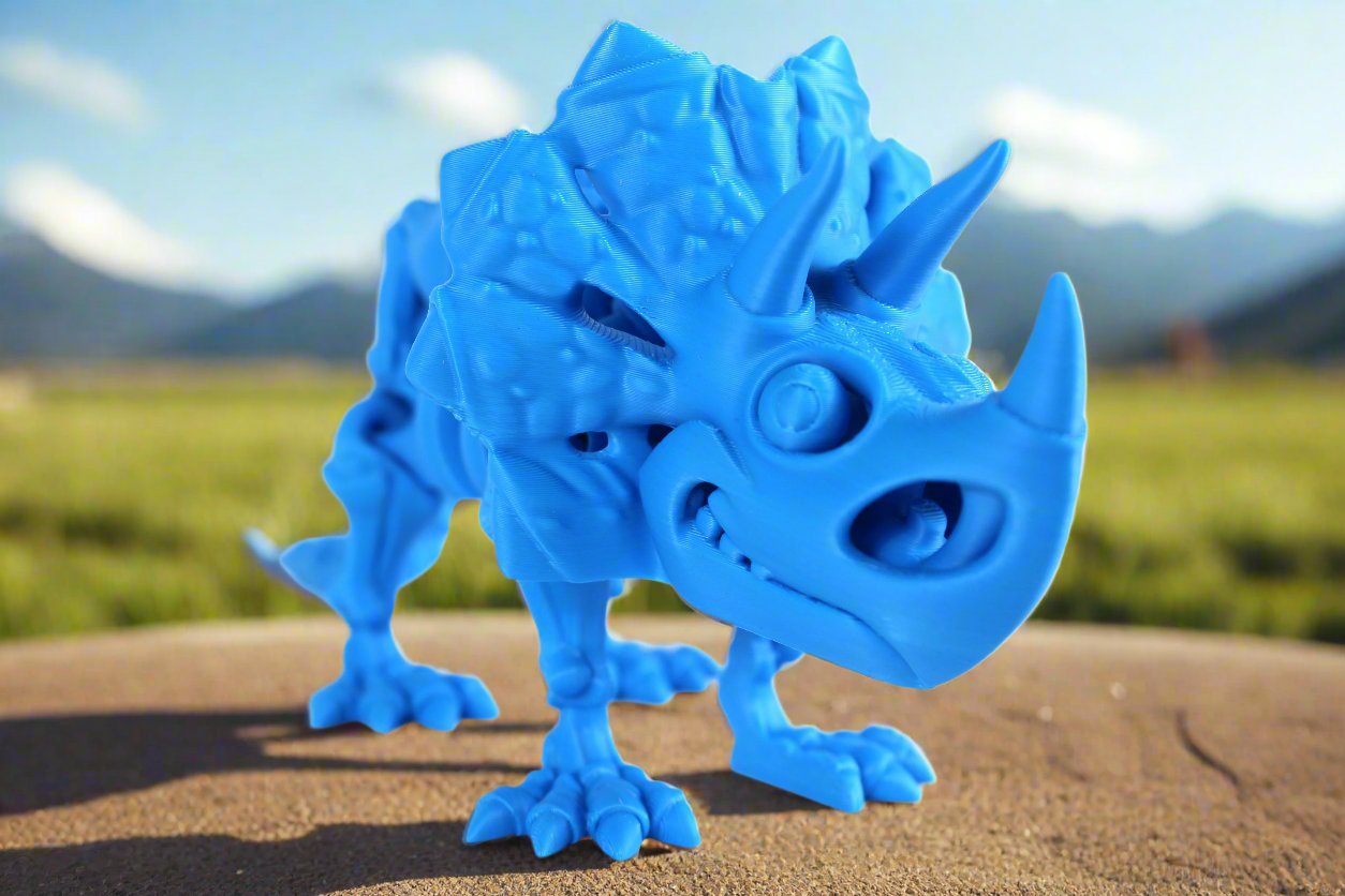 Articulating Skeleton Triceratops Multiple Colors to Choose From