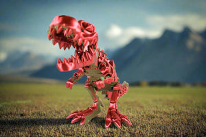 Articulated Skeleton T-Rex Multiple Colors to Choose From