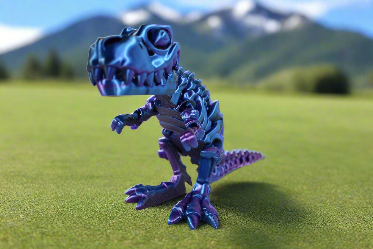 Articulated Skeleton T-Rex Multiple Colors to Choose From