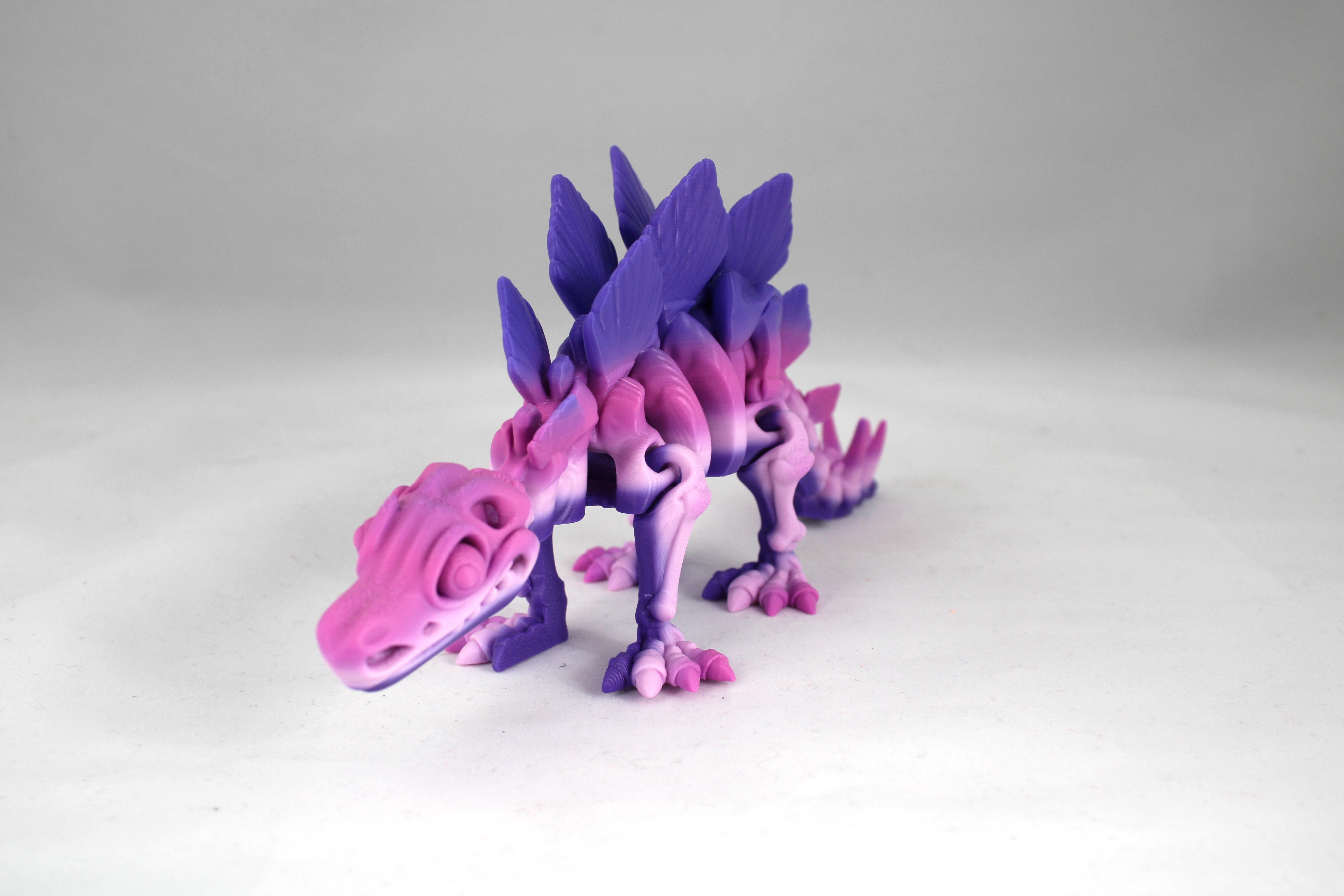 Articulating Skeleton Stegosaurus Multiple Colors to Choose From