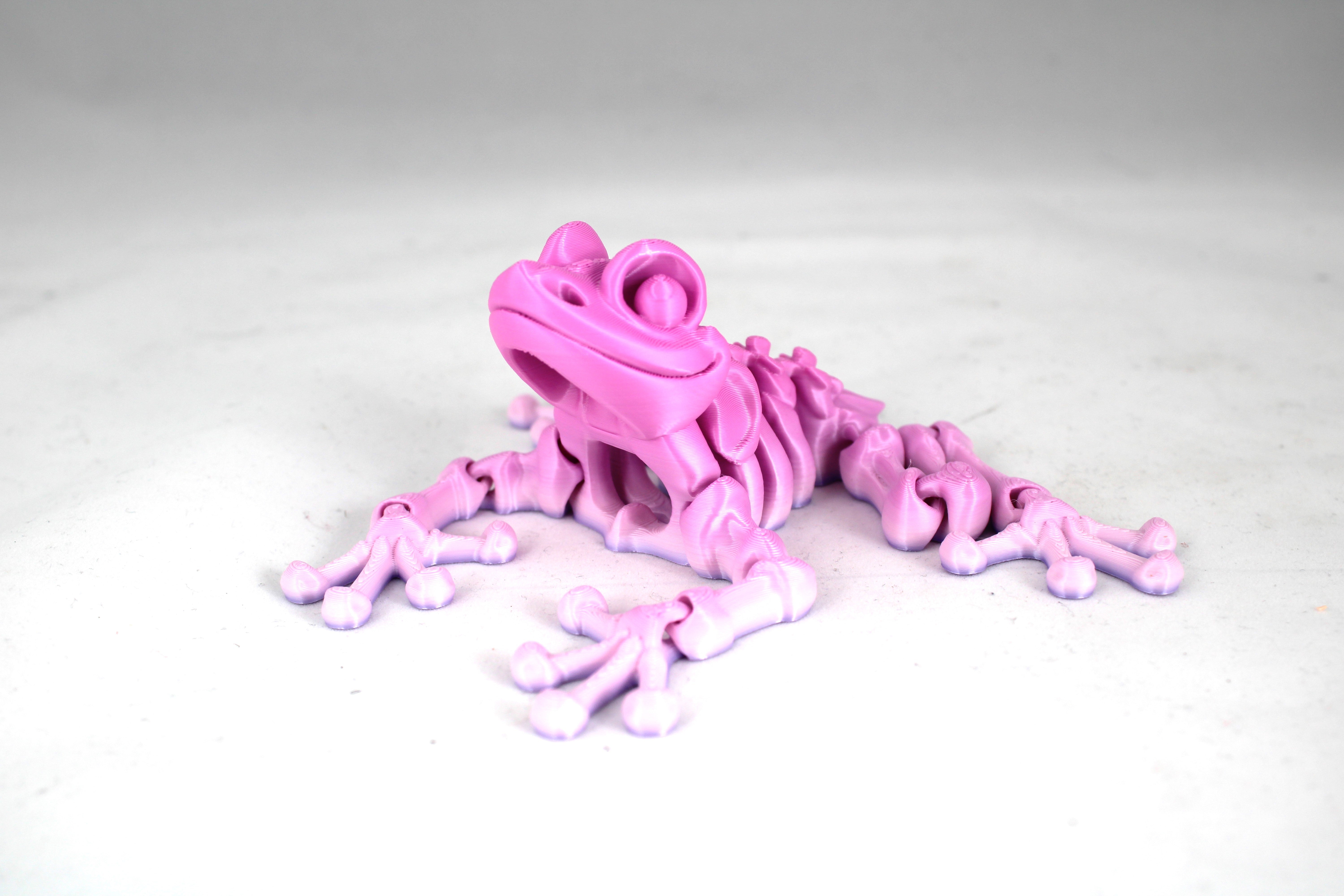 Articulating Skeleton Frogs Multiple Colors to Choose From