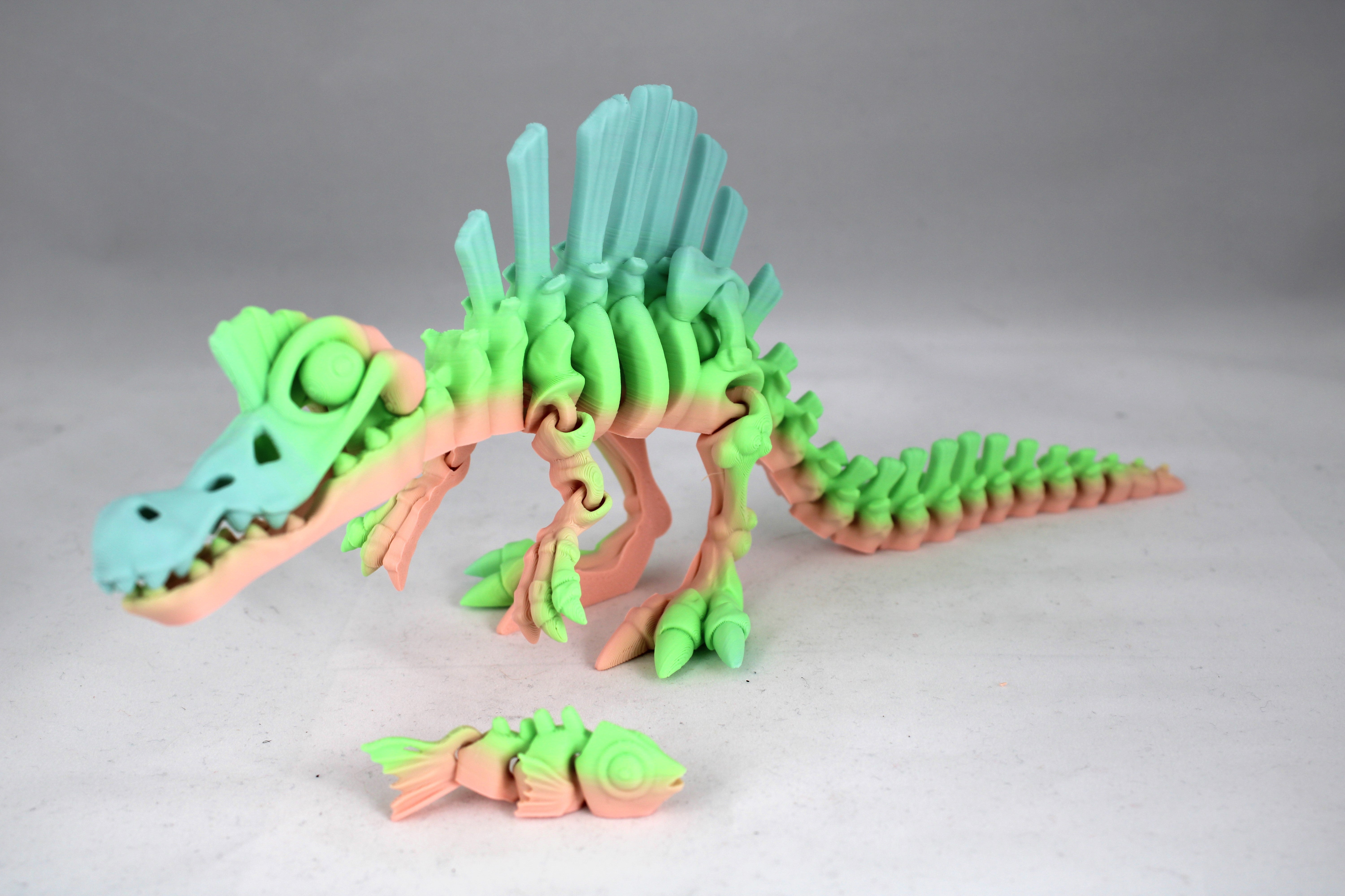 Articulating Skeleton Spinosaurus Multiple Colors to Choose From