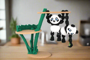 Articulating Panda Playset