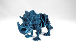 Articulating Skeleton Triceratops Multiple Colors to Choose From