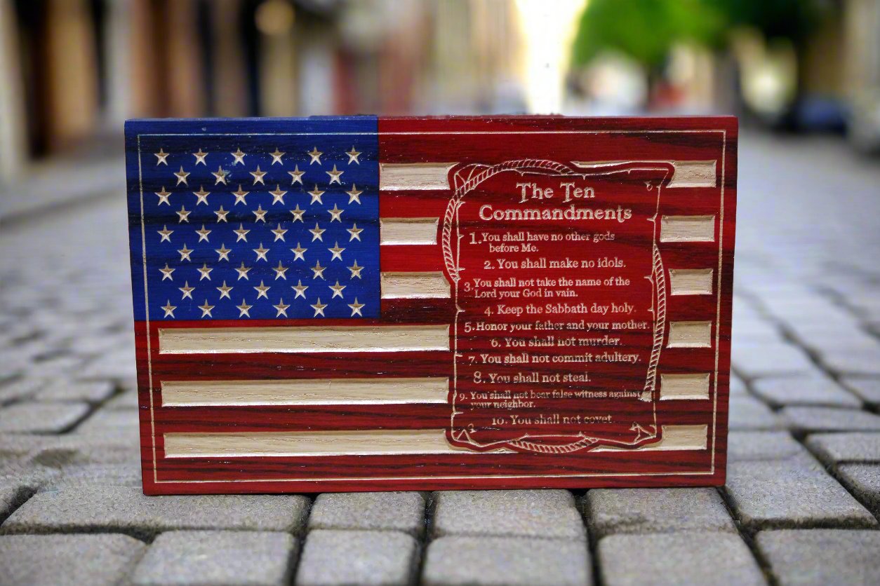 Small Ten Commandments Flag