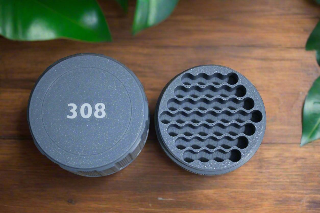 Customizable and Stackable 308 Ammo Container Proudly Made in America