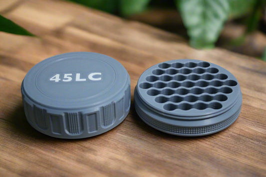 Customizable and Stackable 45 LC Ammo Container Proudly Made in America