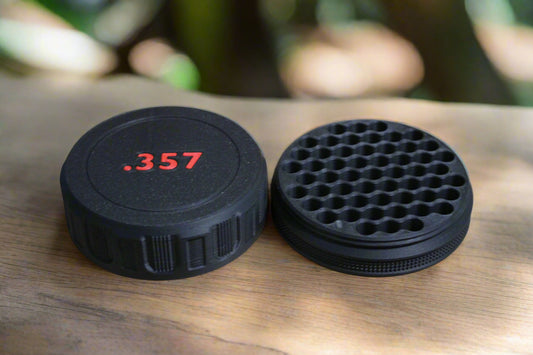 Customizable and Stackable .357 Caliber Ammo Container Proudly Made in America
