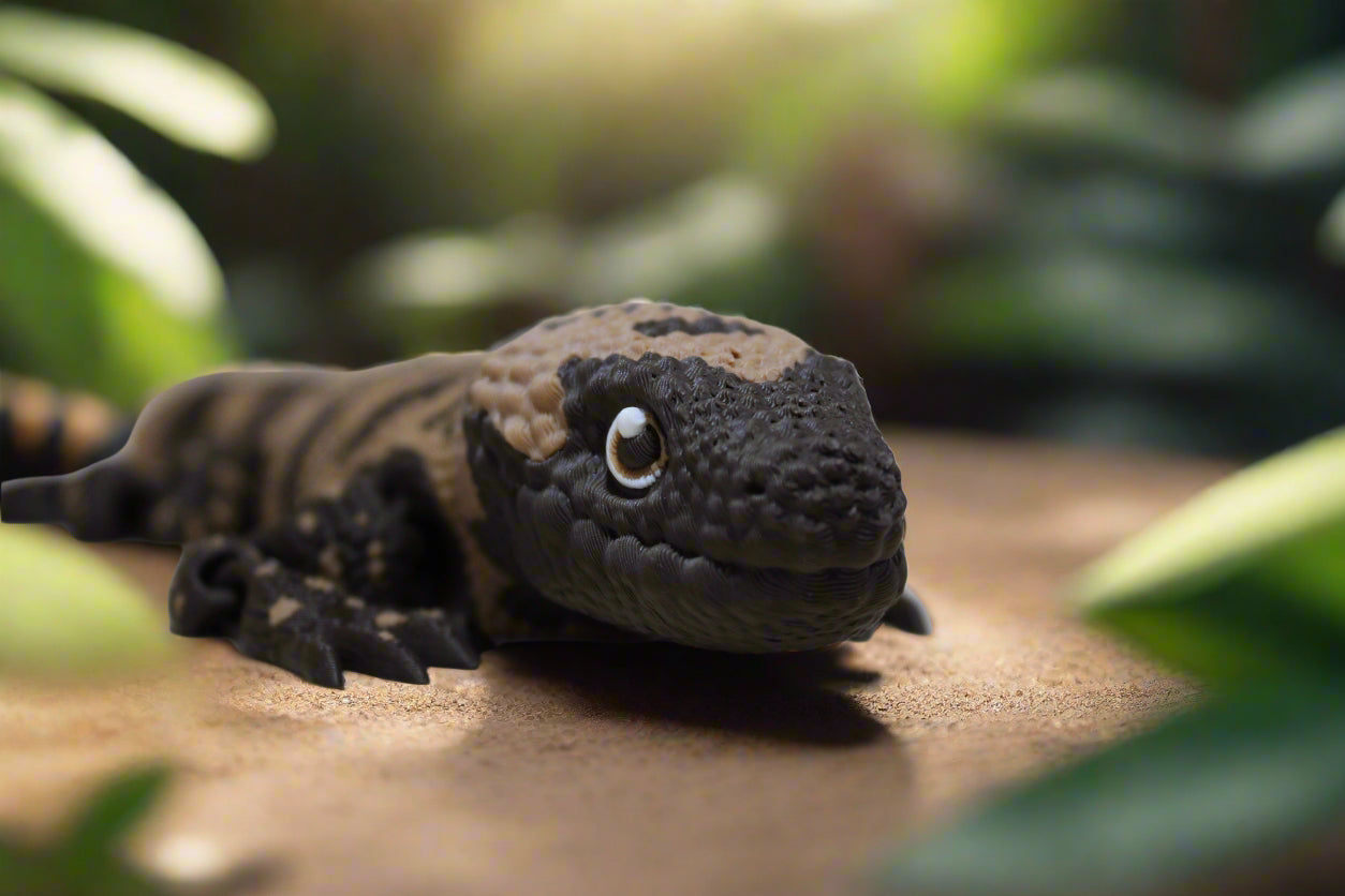 3d printed gila monster lizard