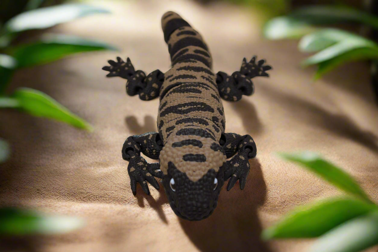 3d printed gila monster lizard
