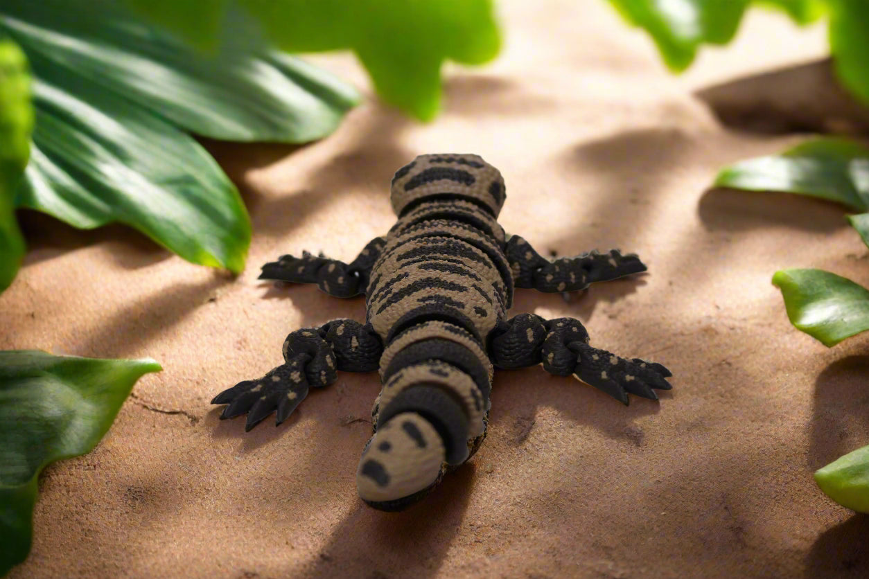 3d printed gila monster lizard