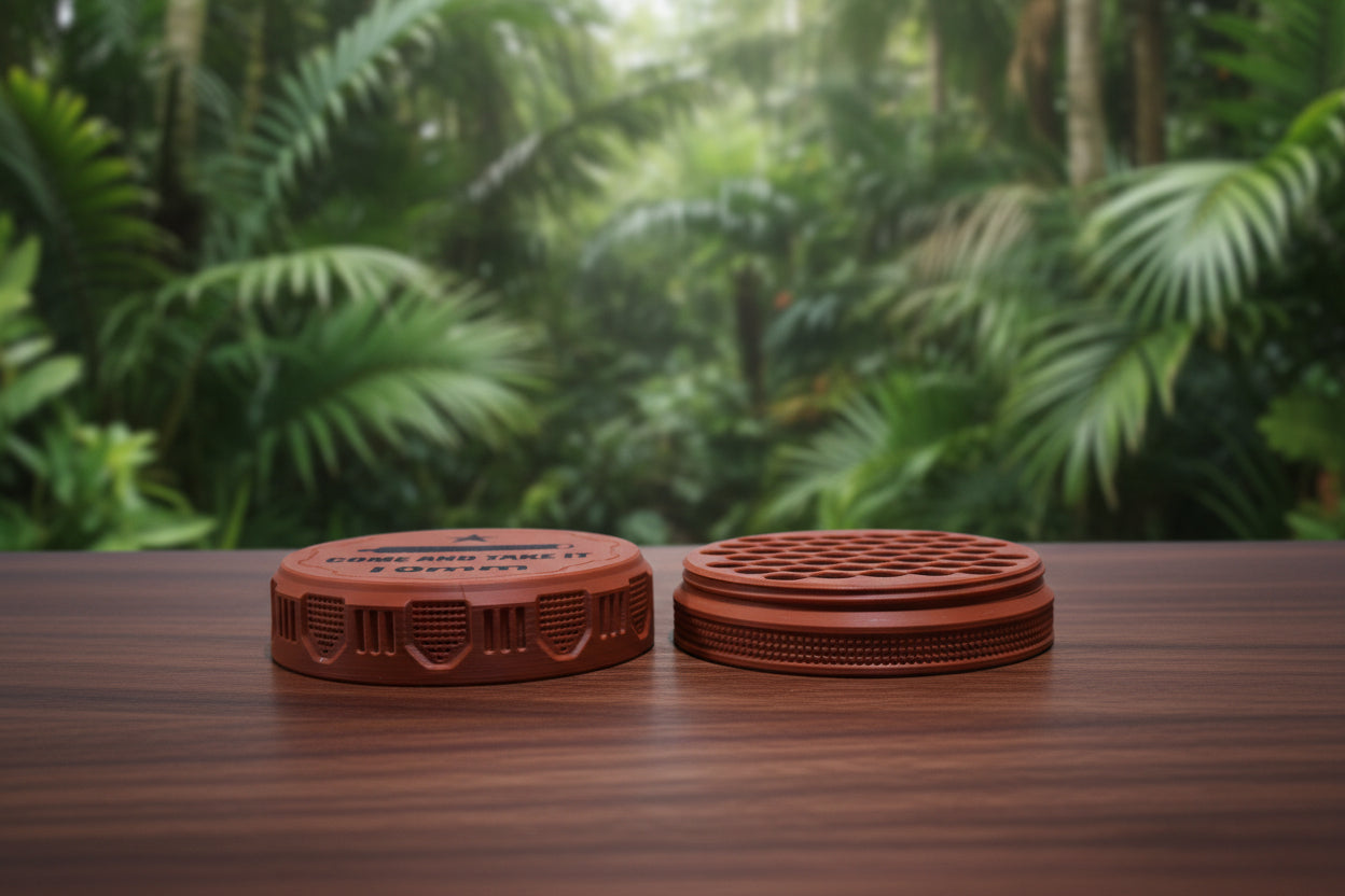 Customizable and Stackable 10MM Ammo Container with Come And Take It Decorative Lid Proudly Made in America