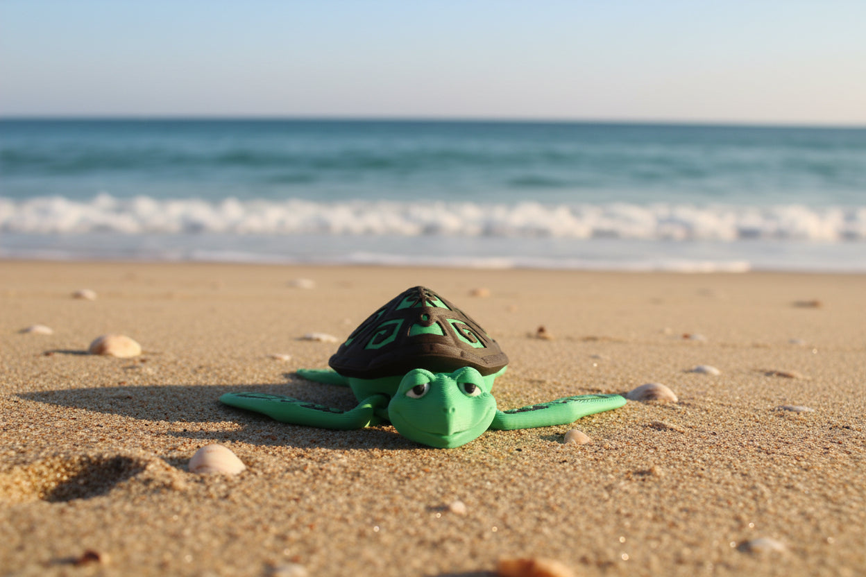 3d printed turtle