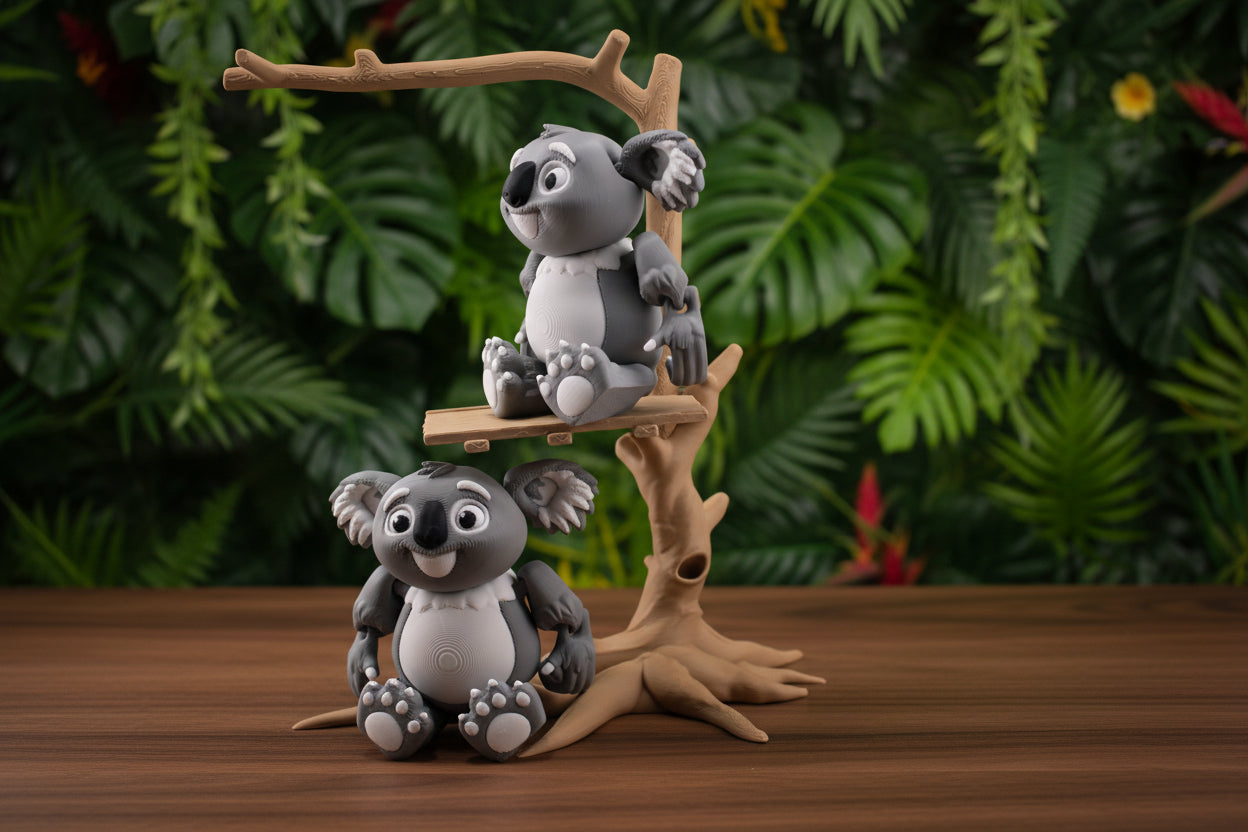 3d printed koala playset