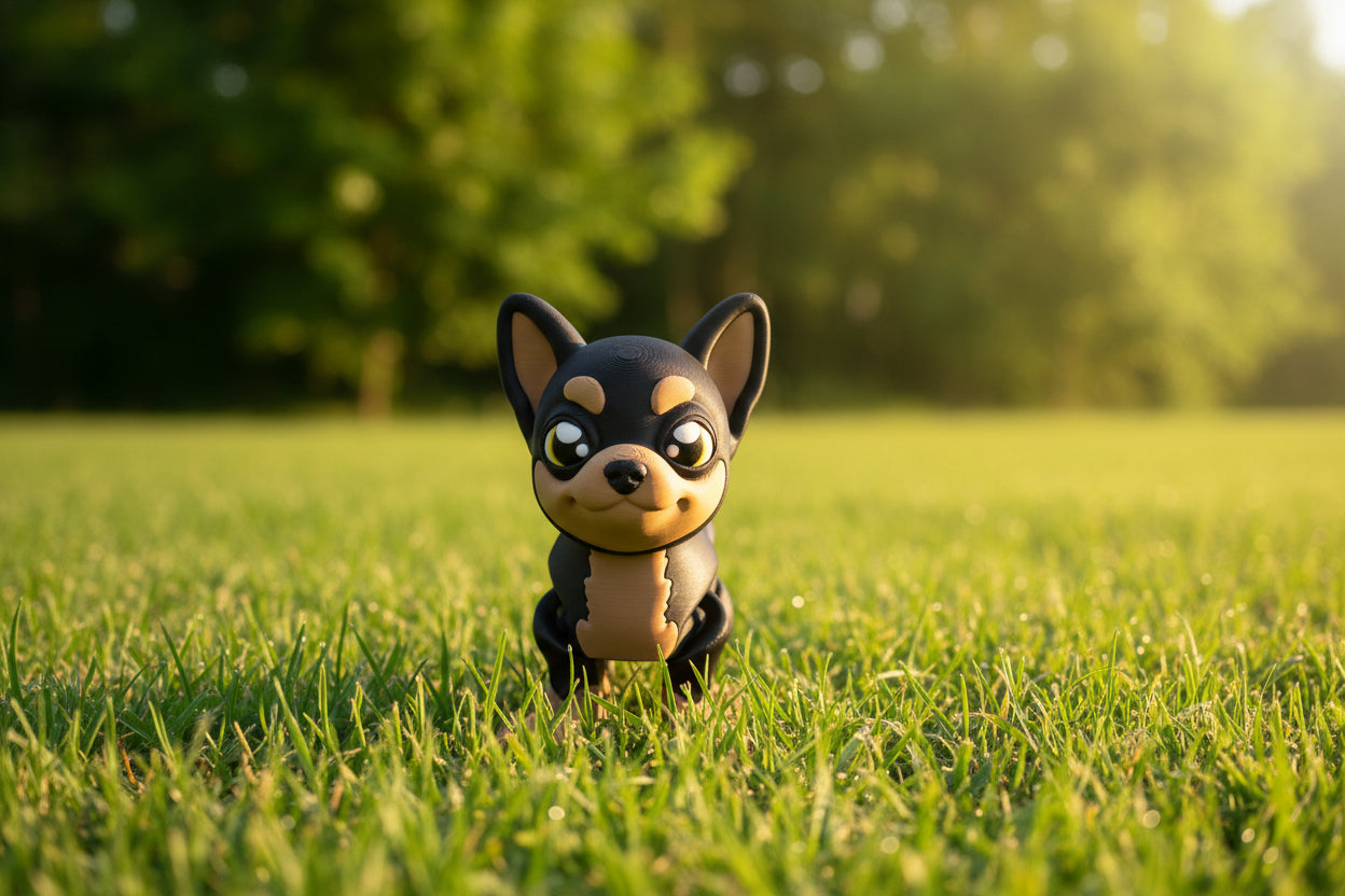 3D Printed Chihuahua Dog