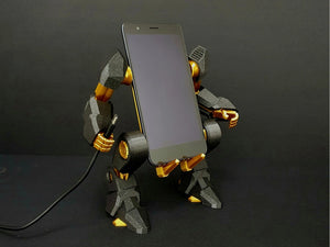 Green, Blue And Black Exo Suit Phone Holder