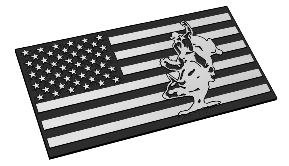 Bull Rider Flag