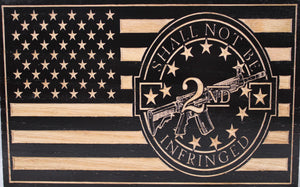Small Second Amendment Shall Not Be Infringed Flag