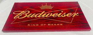 Carved Budweiser Sign