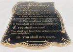 Ten Commandments Plaque