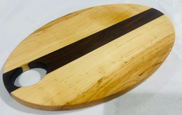 Handmade Hard Maple And Walnut Wood Cutting Board