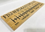 Carved Fisherman's Ruler Sign