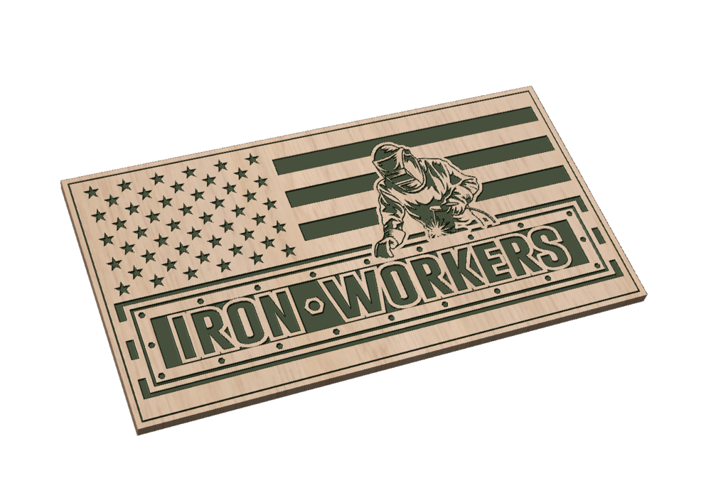 Iron Worker Flag