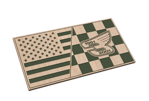 Dale Earnhardt Split Flag
